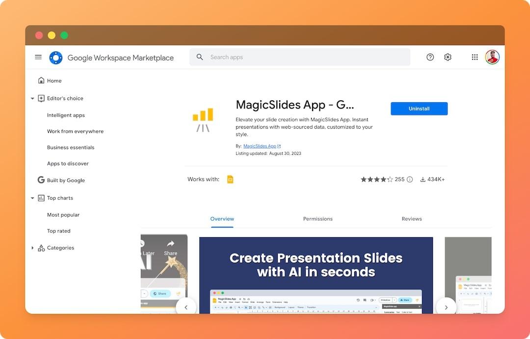 Magic Slides App