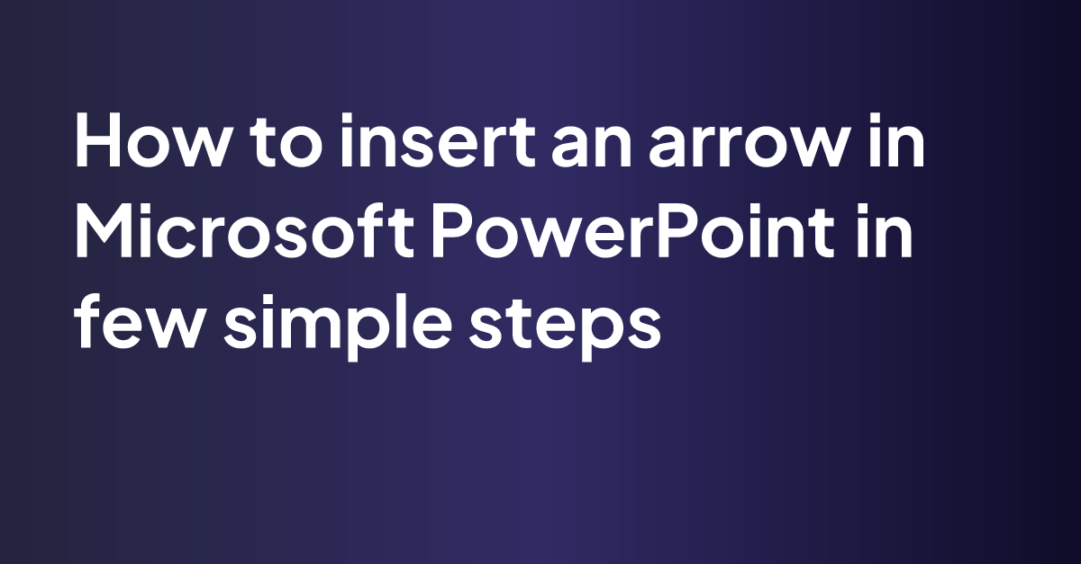 change pen to arrow in powerpoint during presentation